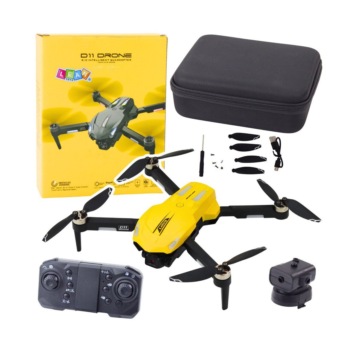 Wisam Spielzeug-Flugzeug D11 Drohne Fernbedienung HD Kamera WIFI Gestensteuerung