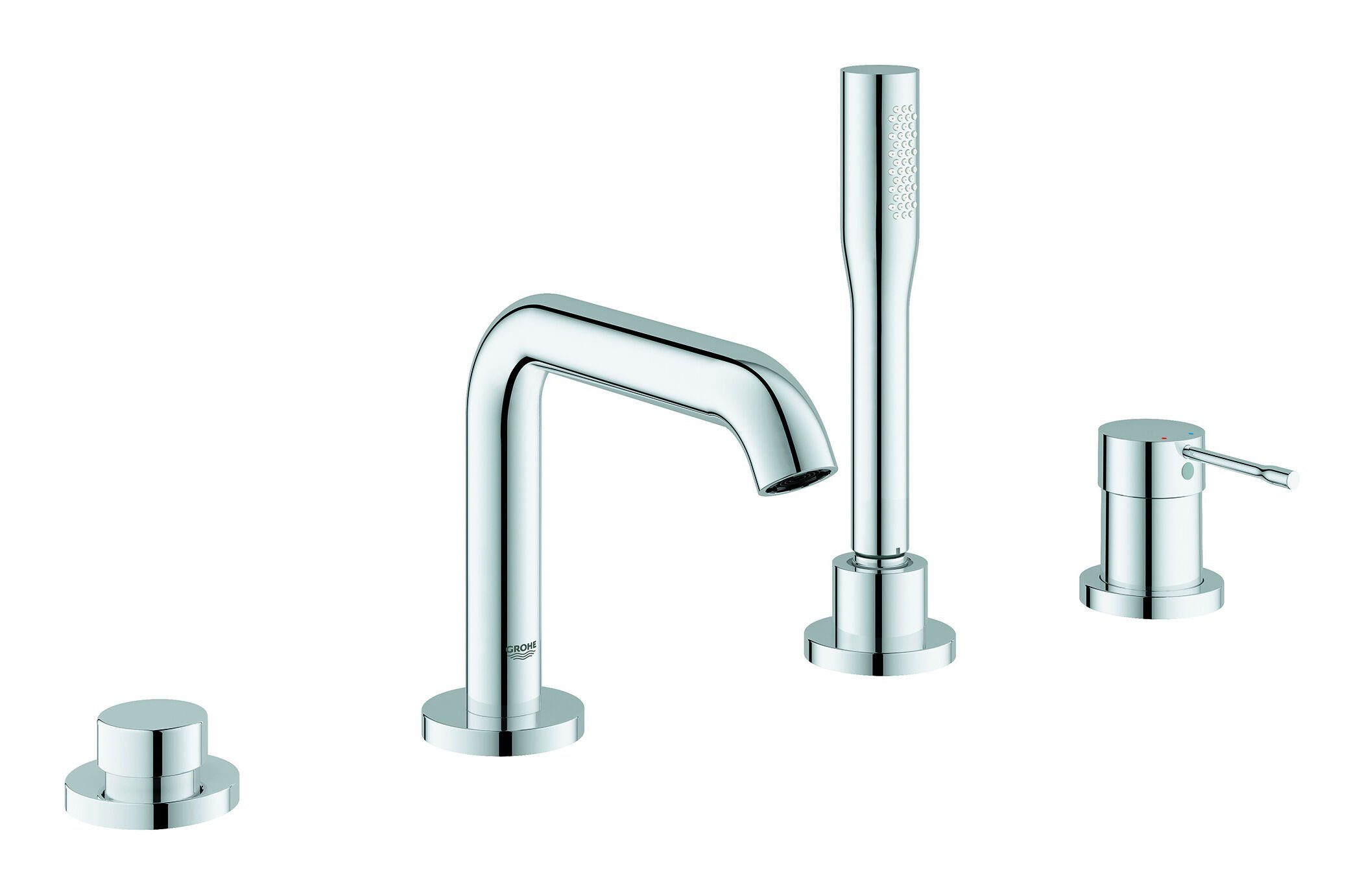 Grohe Wannenarmatur Essence 4-Loch-Einhand-Wannenkombination