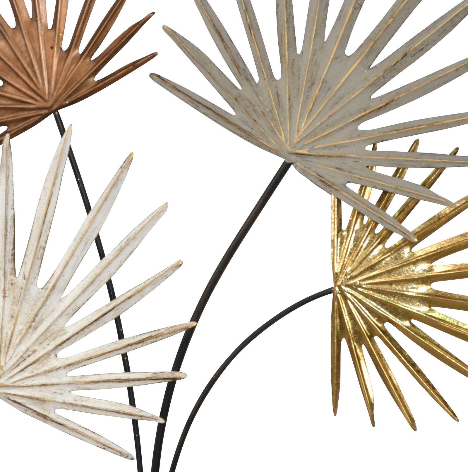 HOFMANN LIVING AND MORE Wanddekoobjekt Wanddekoration (1 St), farbige Blätt günstig online kaufen