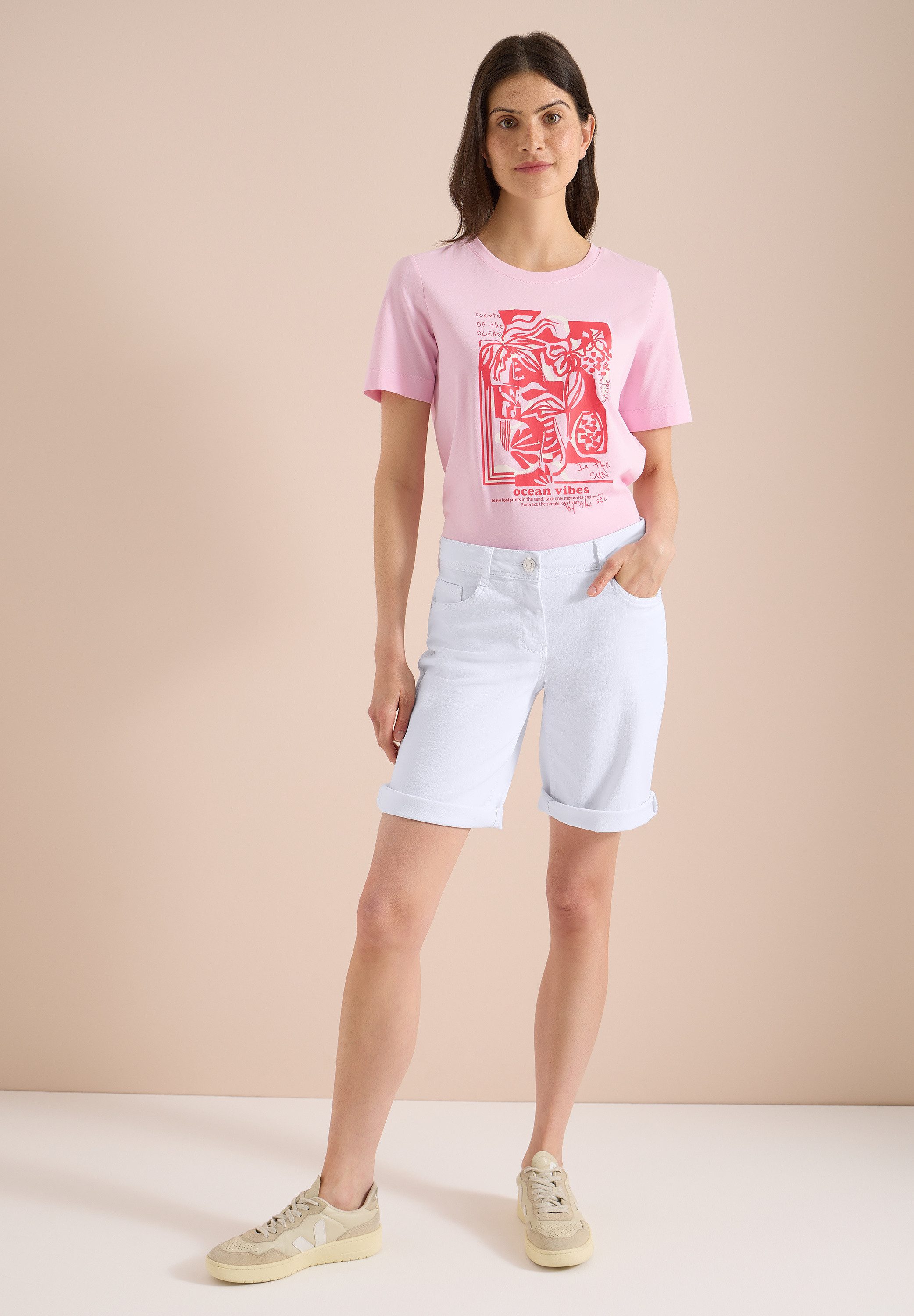 CECIL Loose-fit-Jeans Middle Waist