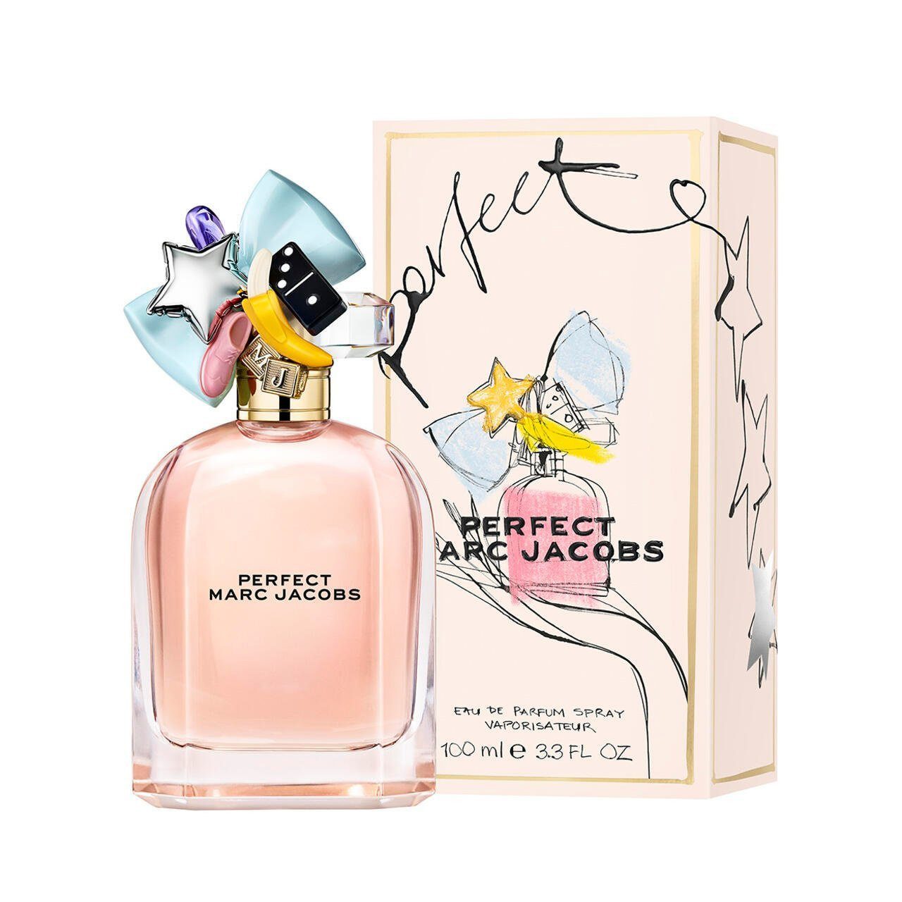 MARC JACOBS Eau de Parfum Perfect, Glasflakon, Parfüm EDP, Damenduft