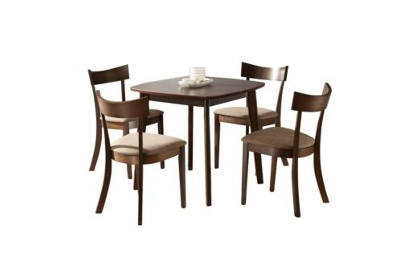 4x Ess Tisch Garnitur Esszimmer-Set, JVmoebel Holz Italienische Stuhl Polster Möbel Zimmer