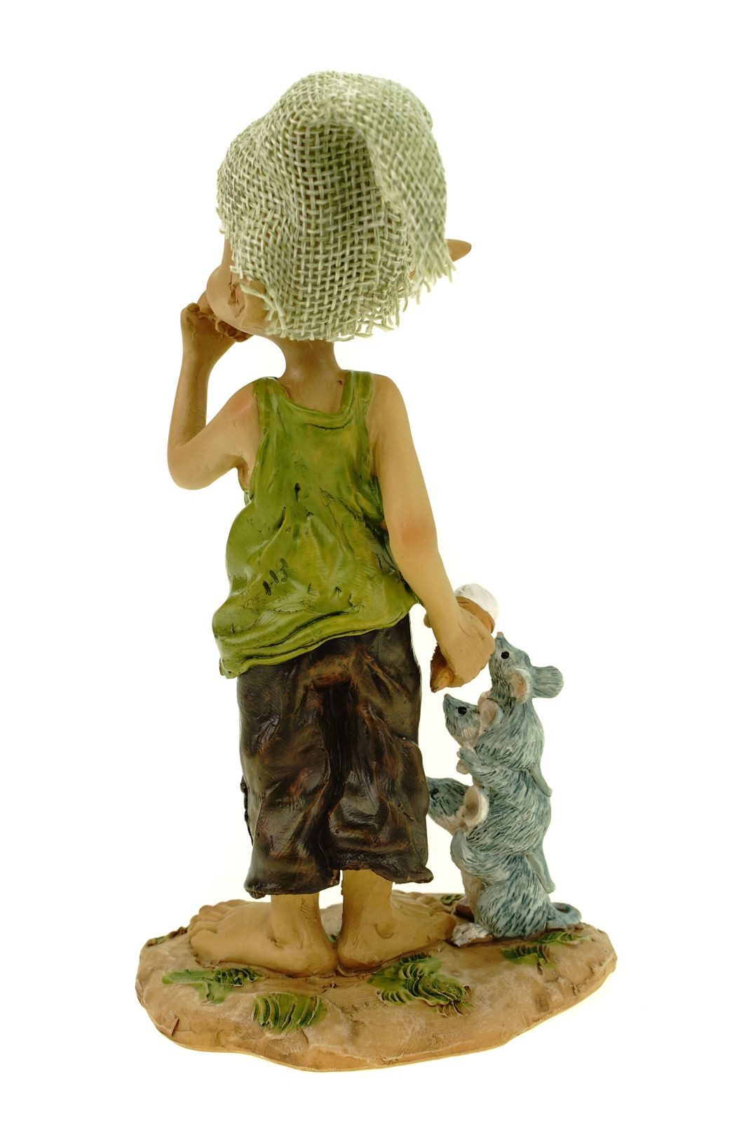 Kantenhocker Pixie - Figurine Zwerg Kobold Fee 19 Cm En Polyrésine Multicolore