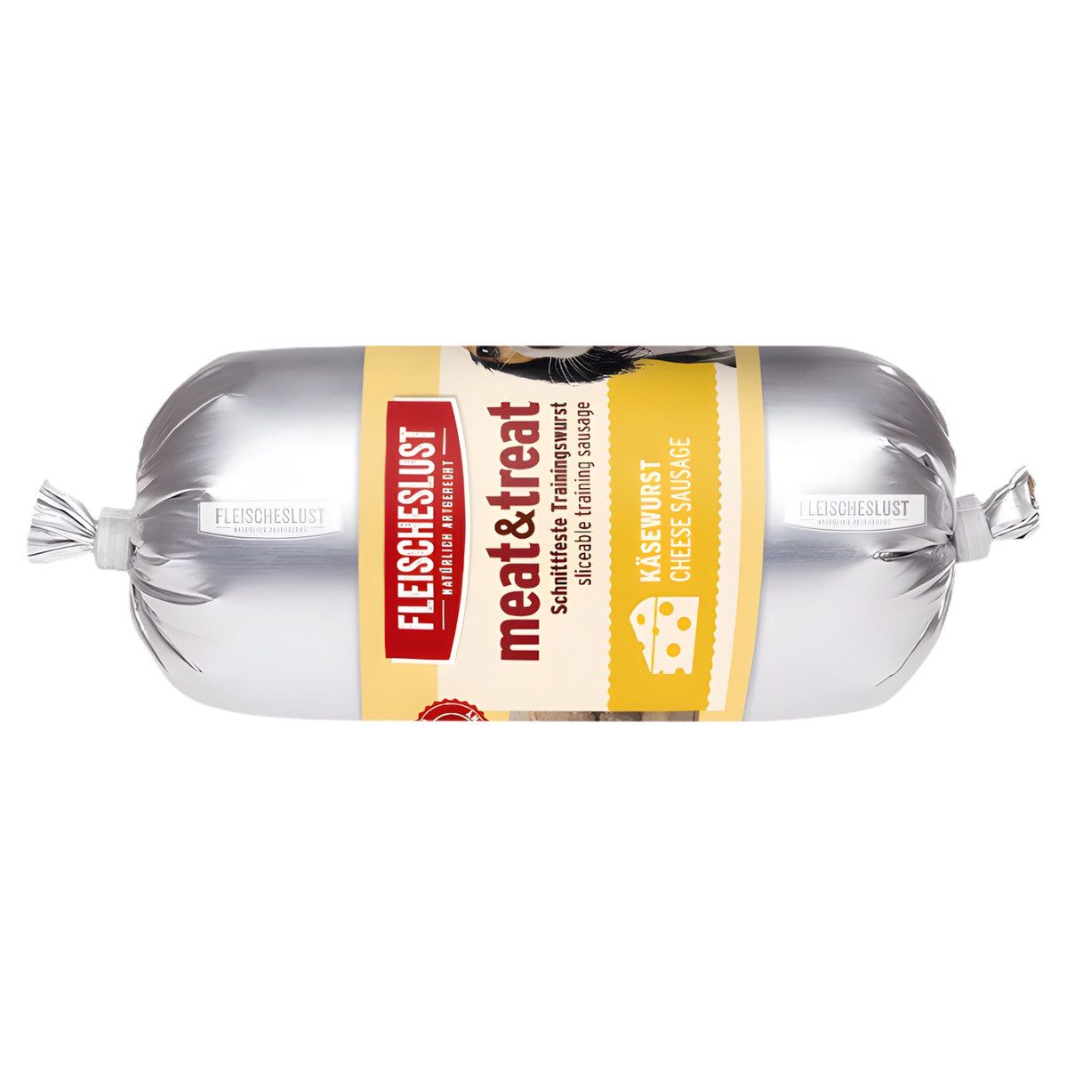 Fleischeslust Meat & Treat Käsewurst 200 g, Snack für: Hund