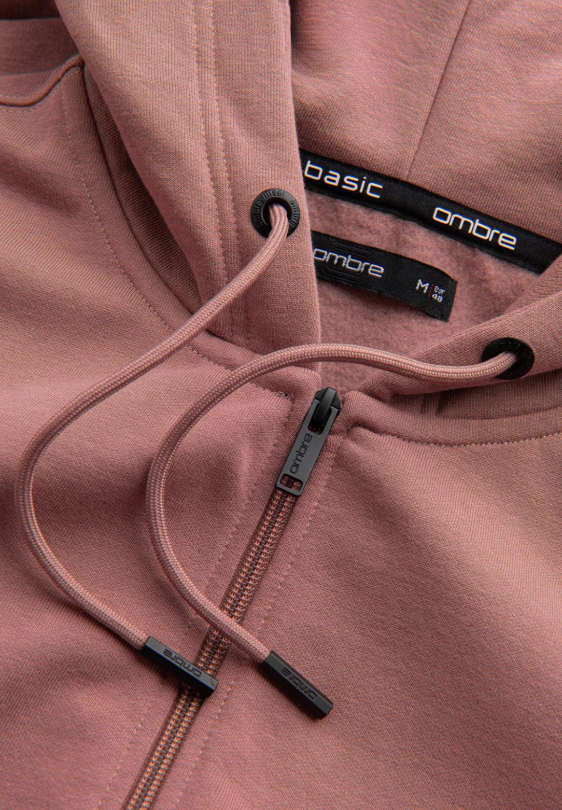 OMBRE Kapuzensweatjacke Kapuzensweatshirt