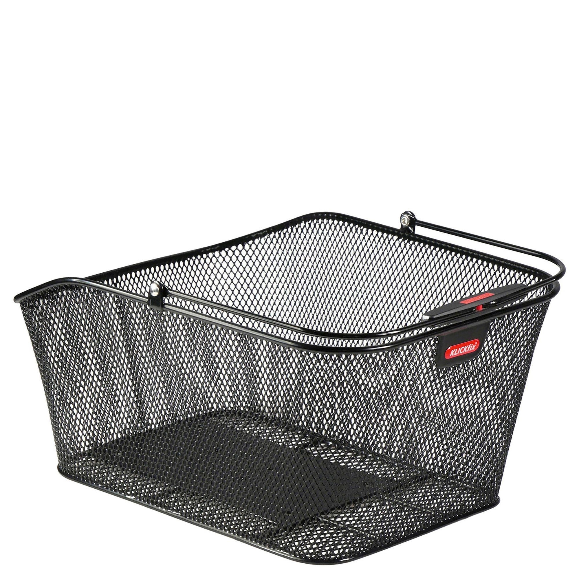 KlickFix Fahrradtasche City II - Hinterradkorb (inkl. Korbklip) 41 cm (black)