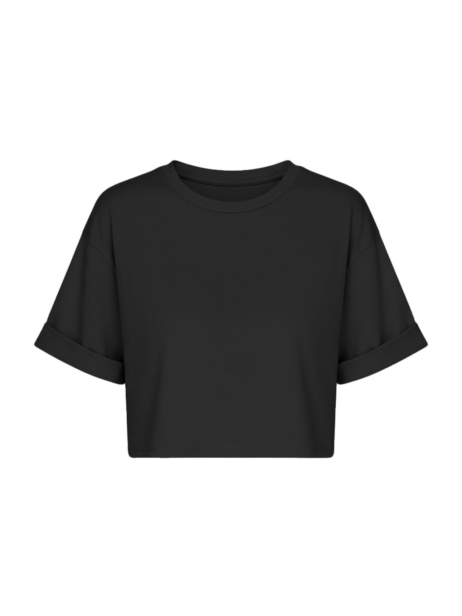 T-Shirt Damen bauchfreie Kurzbluse