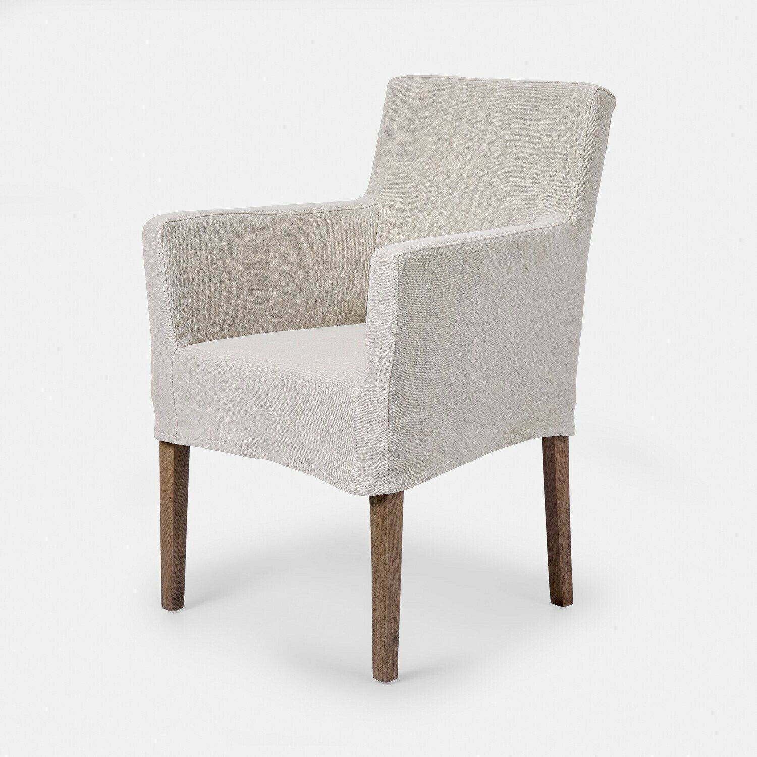 Mirabeau Esszimmerstuhl Stuhl Longhill leinen/braun