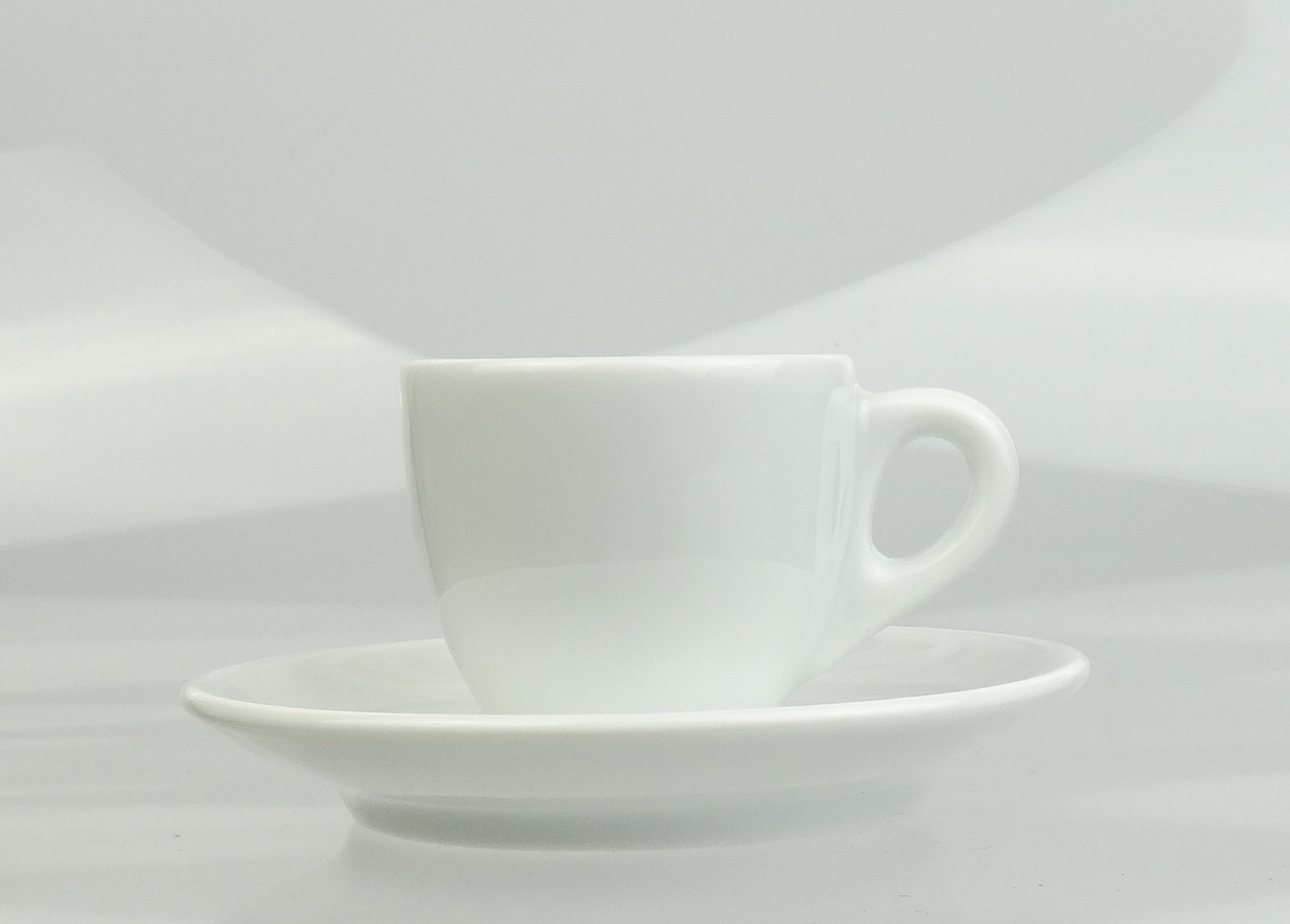 Ancap Espressotasse dickwandig, weiss, Made in Italy, 1-tlg., Porzellan