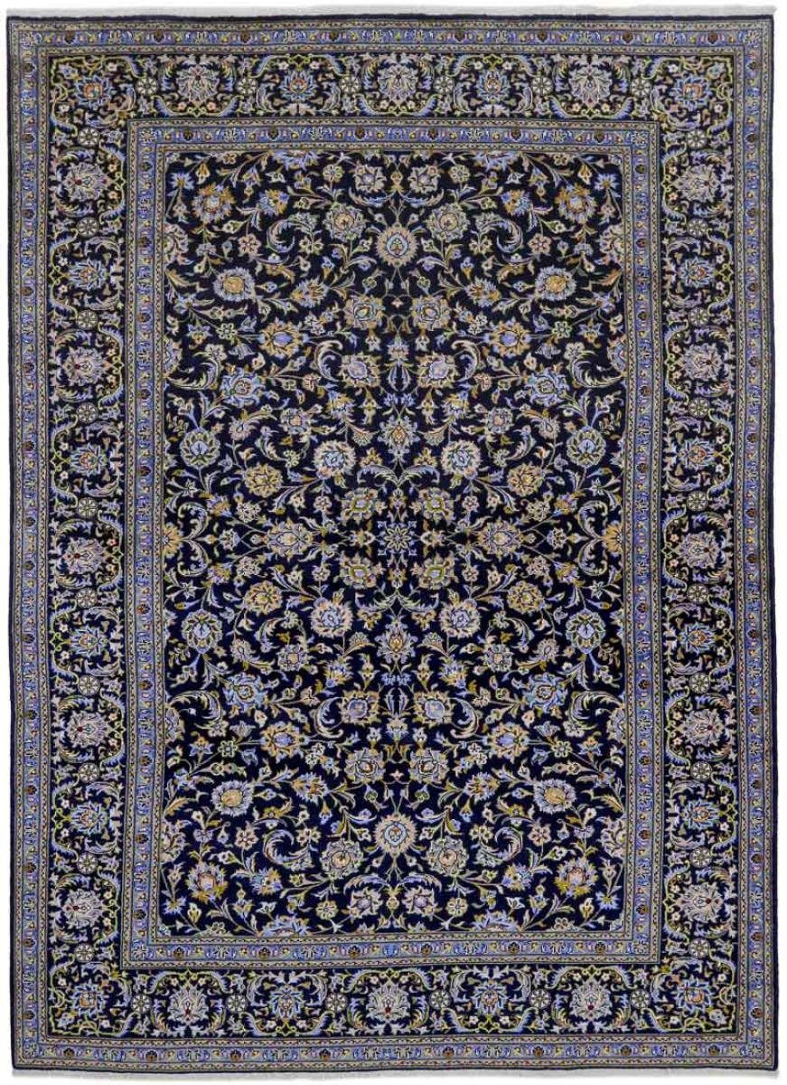 Orientteppich Keshan 269x386 Handgeknüpfter Orientteppich / Perserteppich, Nain Trading, rechteckig, Höhe: 12 mm