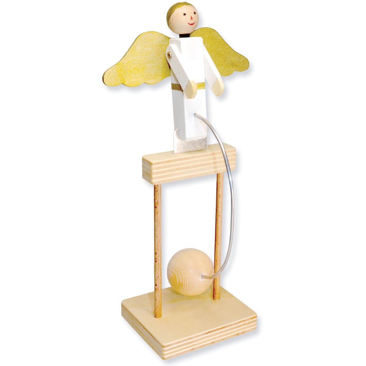 matches21 HOME & HOBBY Holzbausatz Pendelfigur Bastelset Holzbaukasten