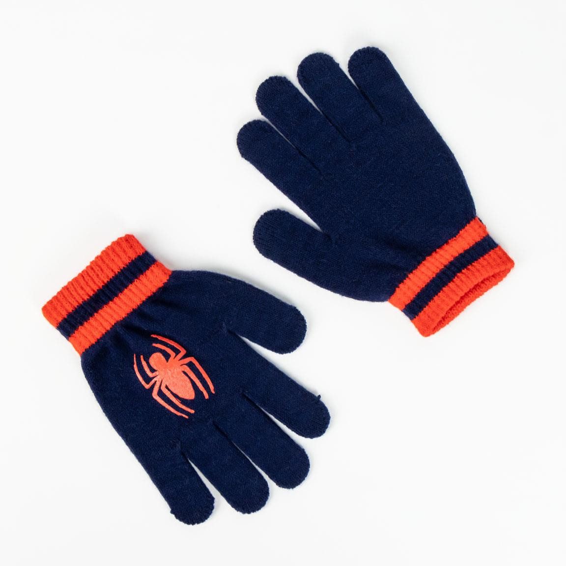 Spiderman Bommelmütze Spider-Man Bommelmütze und Handschuh Set, Avengers, Spidermann