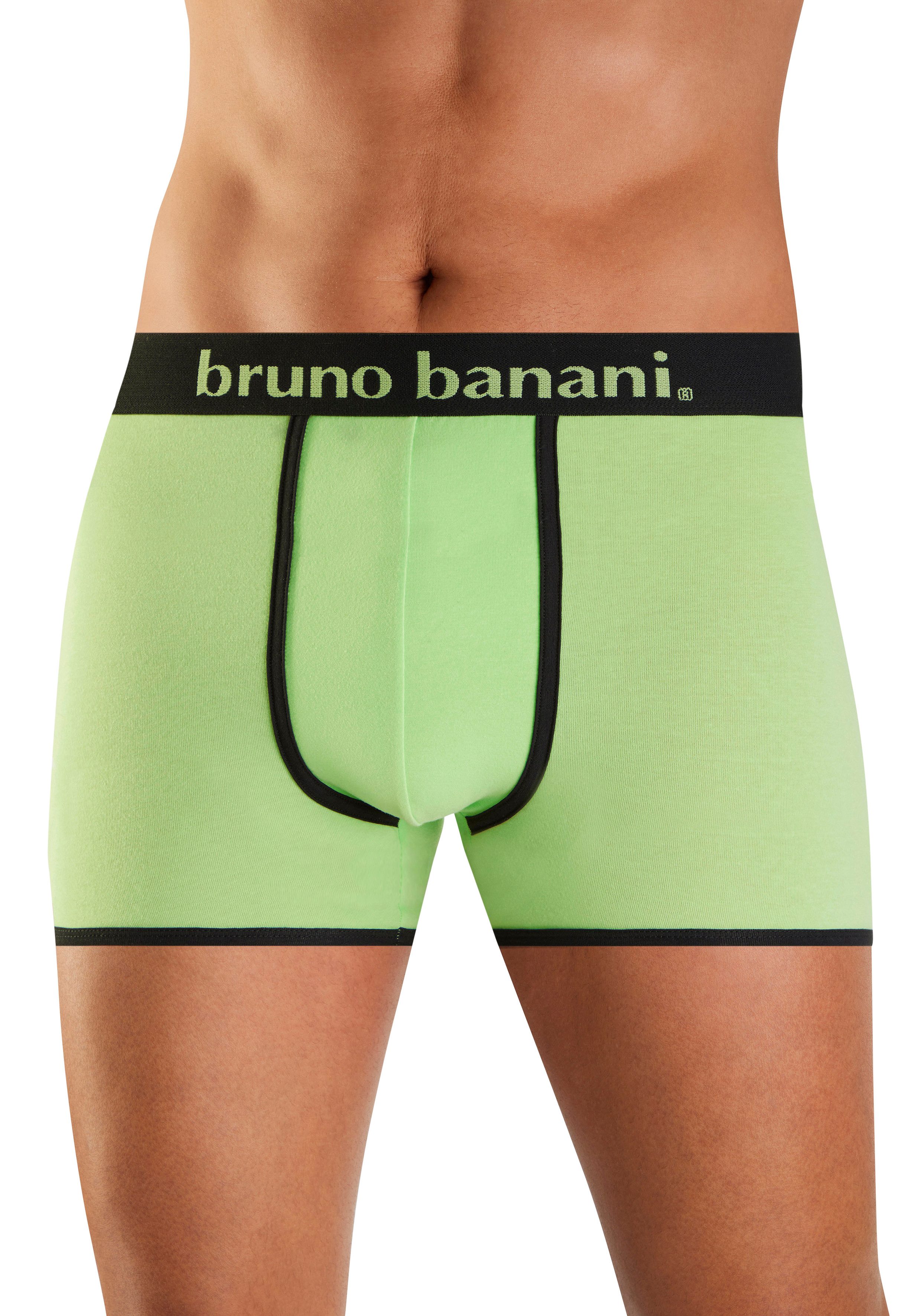 Bruno Banani Boxer Boxershorts für Herren (Packung, 3-St) mit modischen Einfassungen