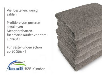 Badematte 650 g/m² MatratzenL.A.B®, 100% Baumwolle, 50x70 cm, Badvorleger, Badteppich, Duschvorleger, Frottee