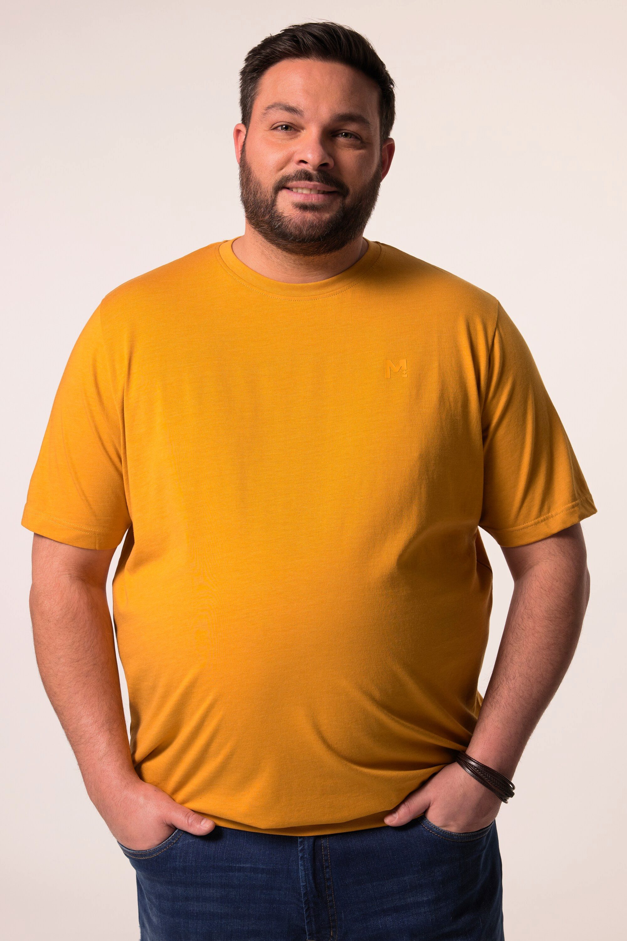 Men Plus T-Shirt Men+ T-Shirt Bauchfit Basic Halbarm bis 10 XL günstig online kaufen