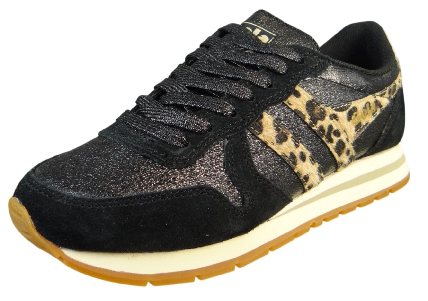 Gola CLB852 BC Black/Leopard/Bone Sneaker