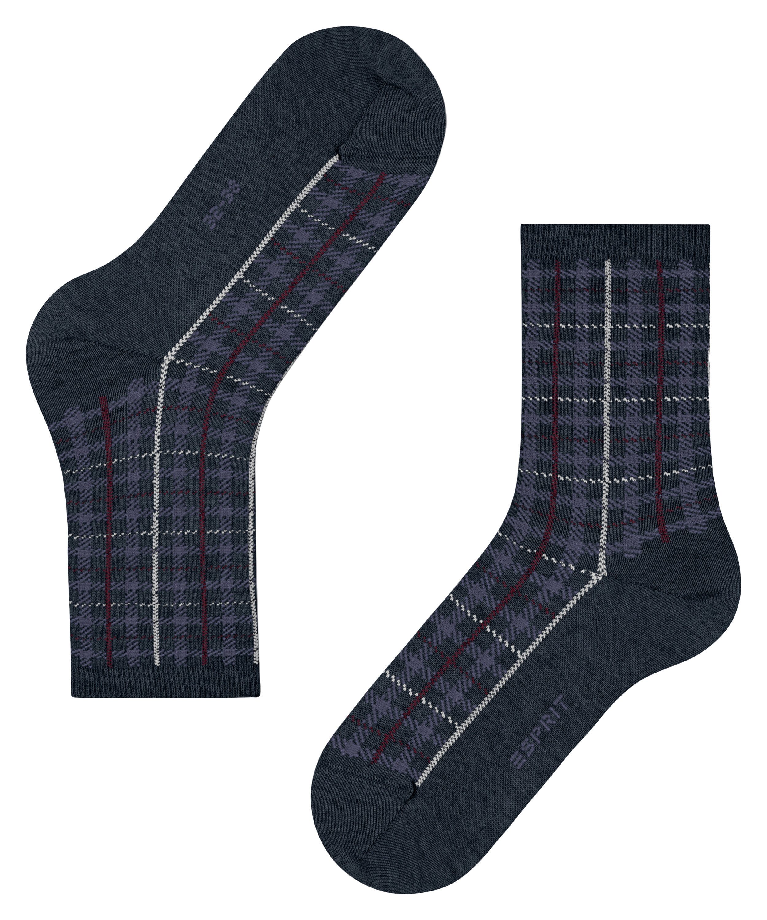 Esprit Socken Check Socken mit wärmender Wirkung (1-Paar) mit wärmender Wirkung