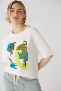Oui T-Shirt Oui Damen T-Shirt Print (1-tlg)