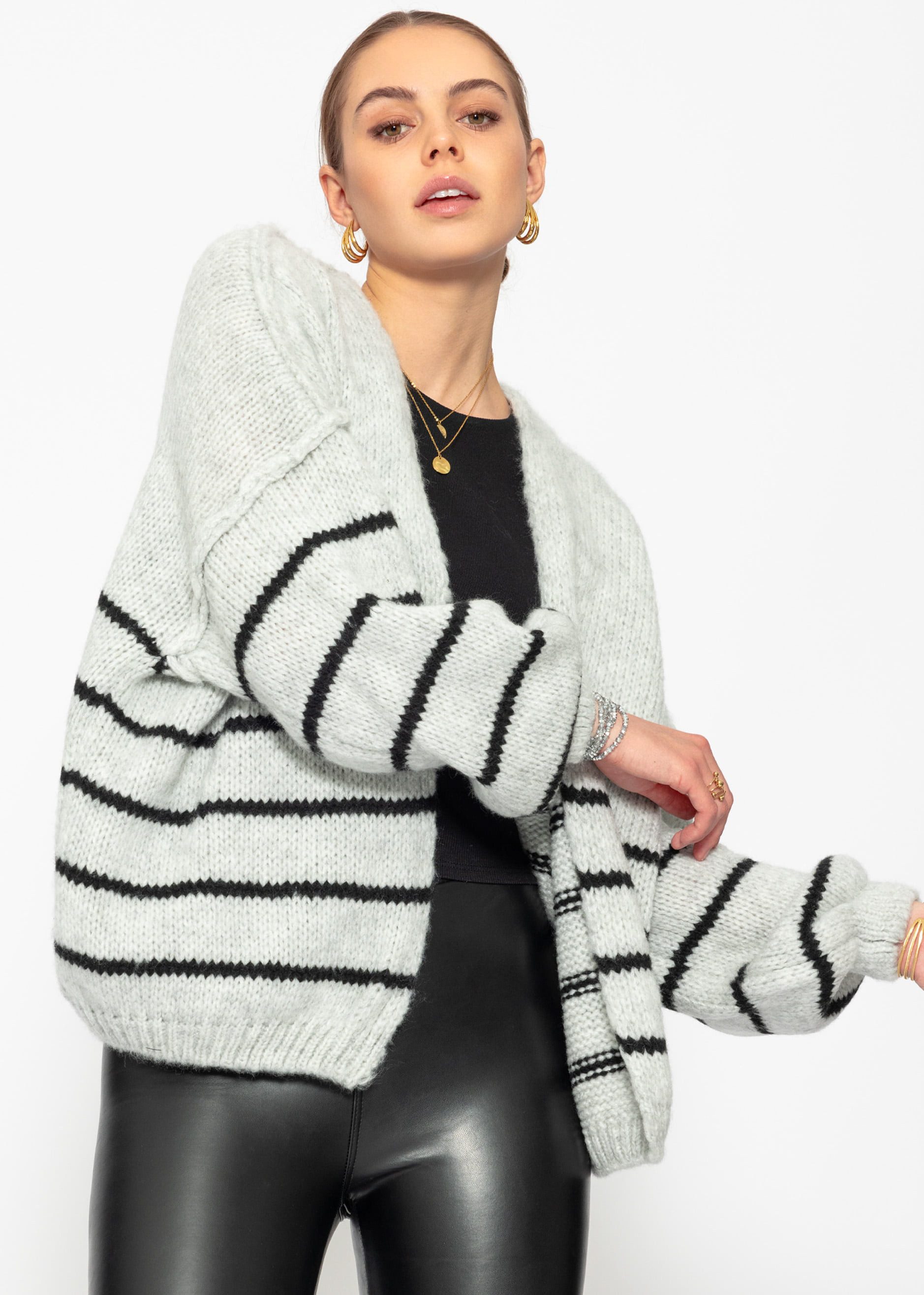 SASSYCLASSY Cardigan Lässiger Oversize Cardigan Damen günstig online kaufen