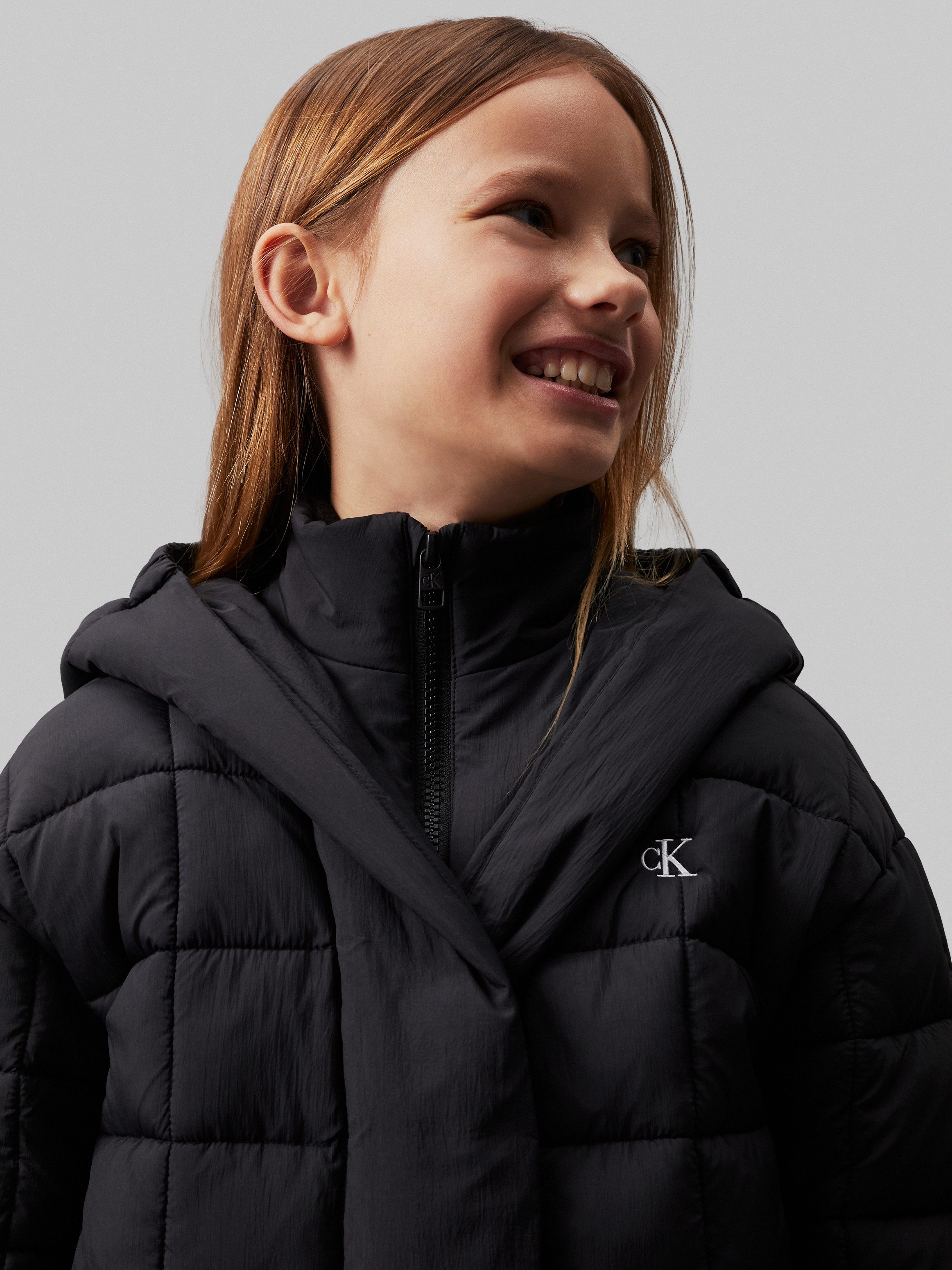 Calvin Klein Jeans Outdoorjacke ARCHIVE GRID PUFFER JACKET für Kinder bis 16 Jahre