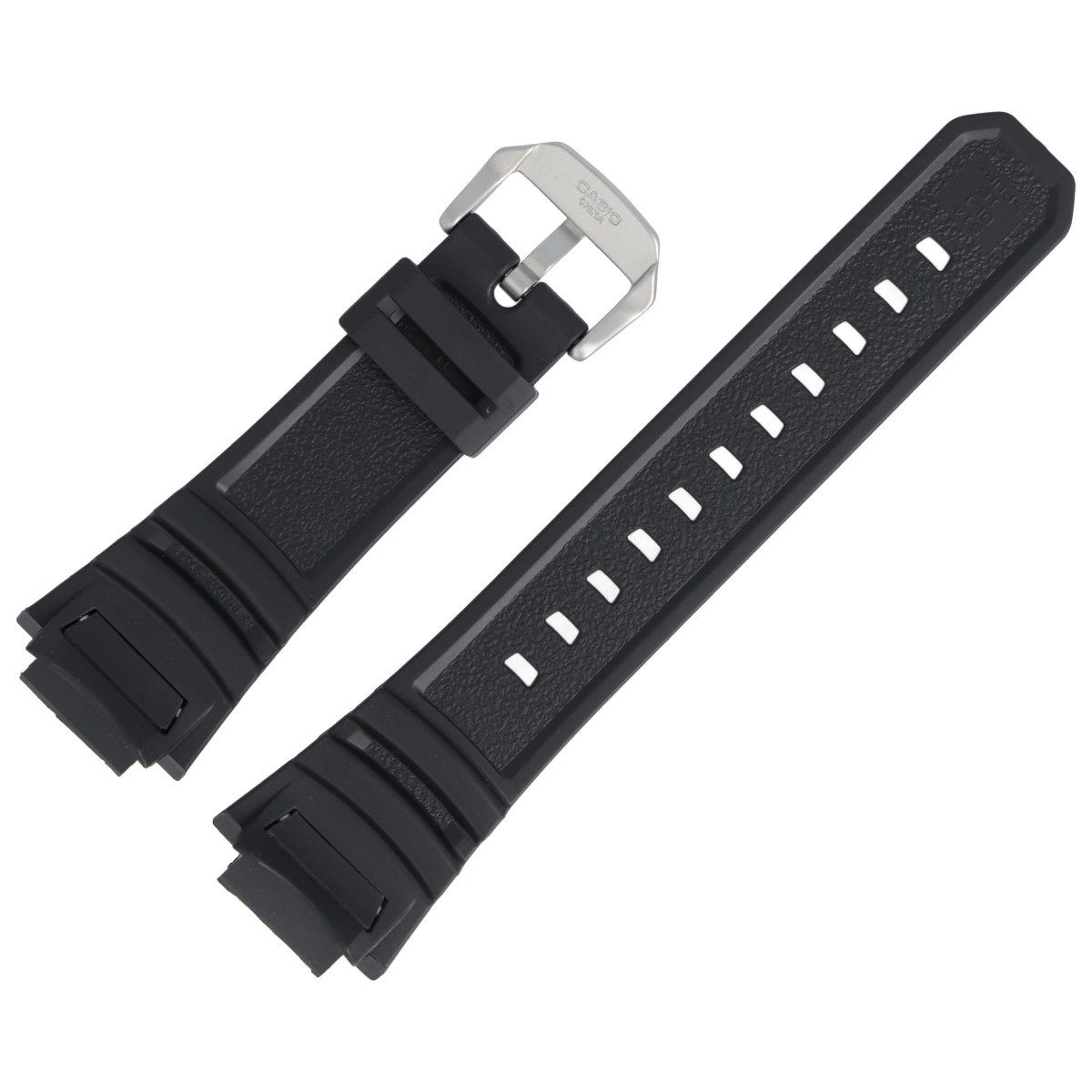 CASIO Uhrenarmband 16mm Kunststoff Schwarz GS-1100