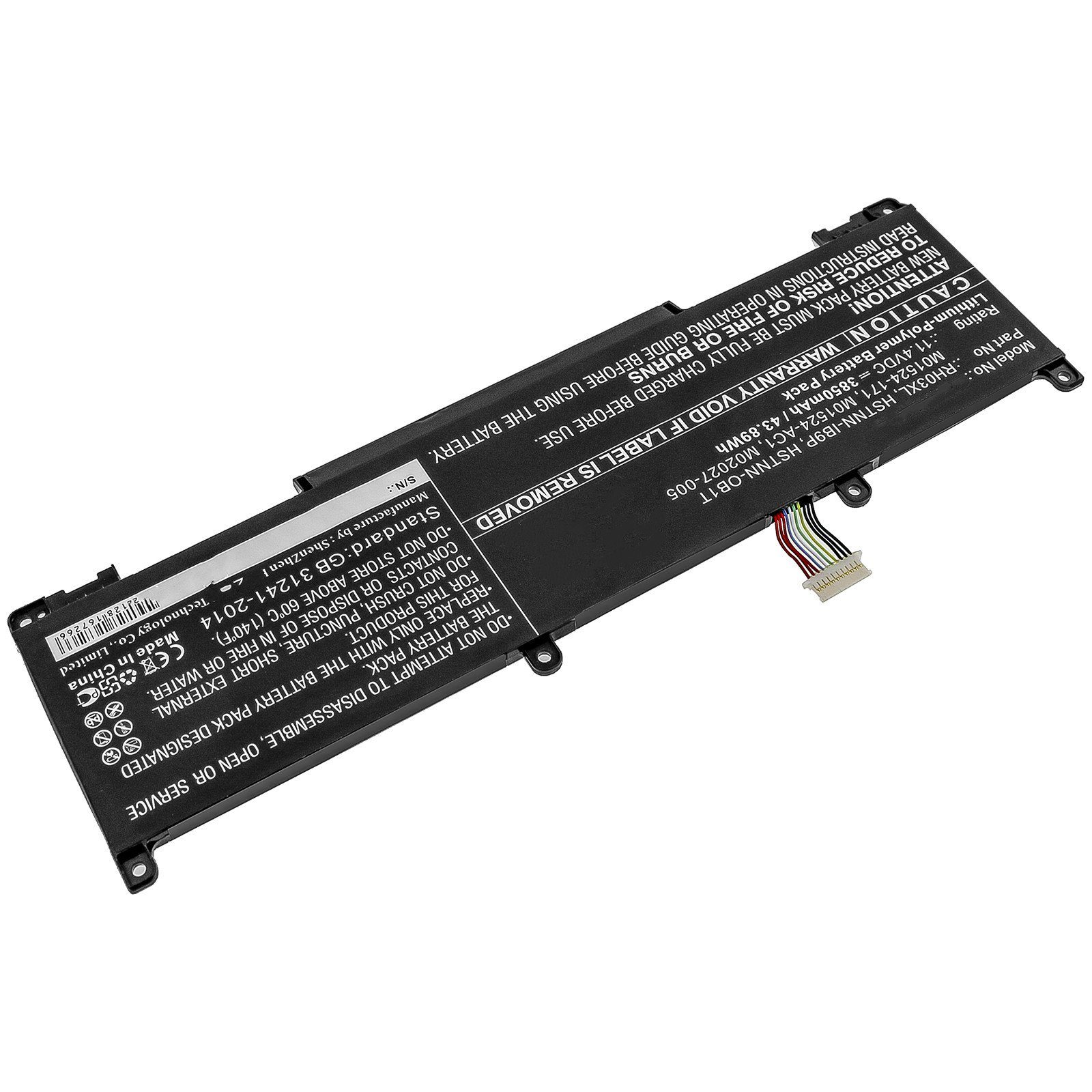 AGI Akku kompatibel mit HP RH03XL Akku Akku