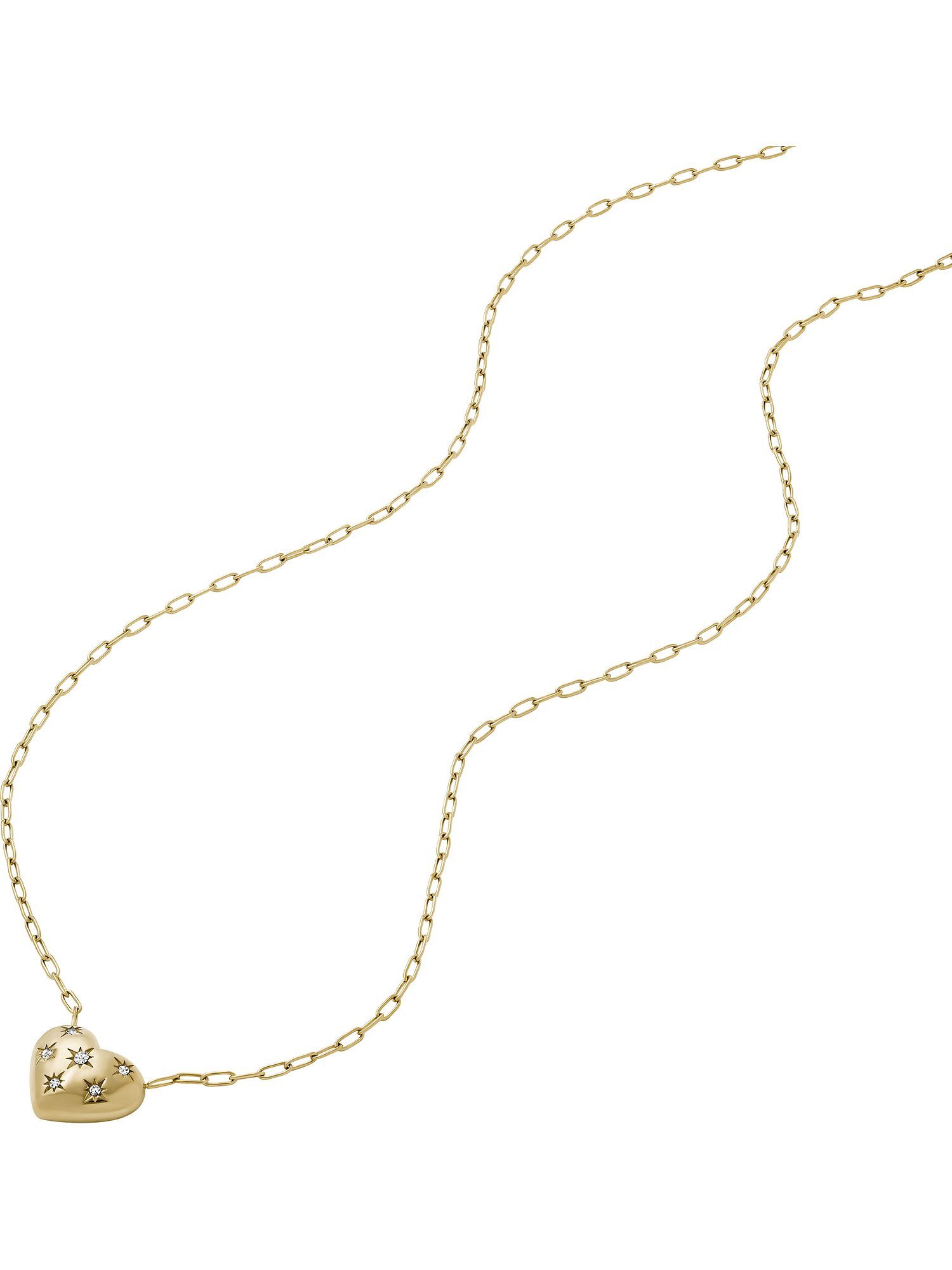 Fossil Collier Fossil Damen-Kette Edelst... Fossil Collier Fossil Damen-Kette Edelst...