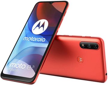 Motorola Moto E7i Power (XT2097-13) Smartphone (16,50 cm/6,5 Zoll, 32 GB Speicherplatz, 13 MP Kamera, Ultrastarke 5000-mAh-Akku reicht für bis zu 40 Stunden)