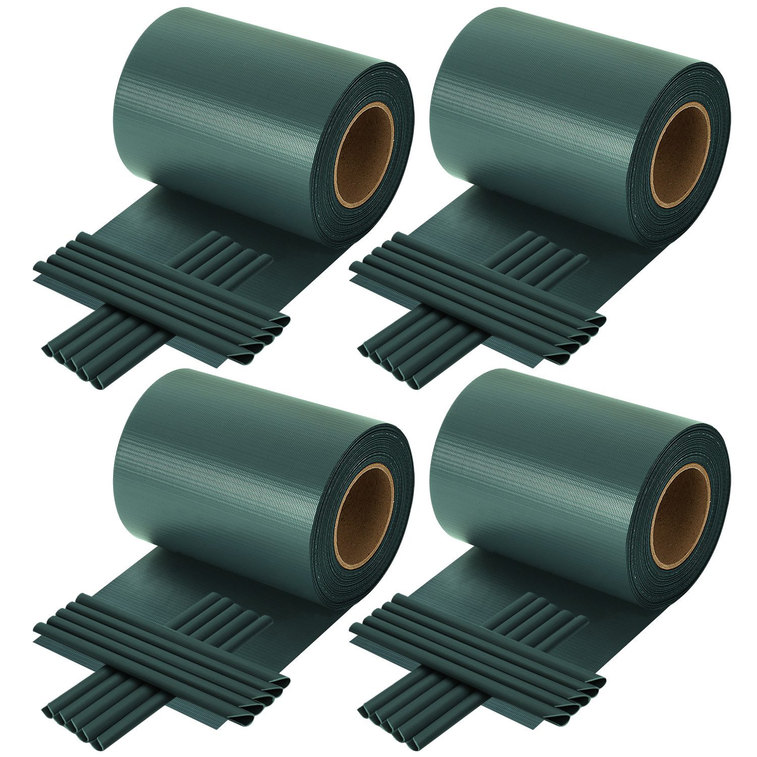 Sichtschutzstreifen Sichtschutzstreifen Zaun Folie PVC Gartenzaun Rolle Befestigungsclips