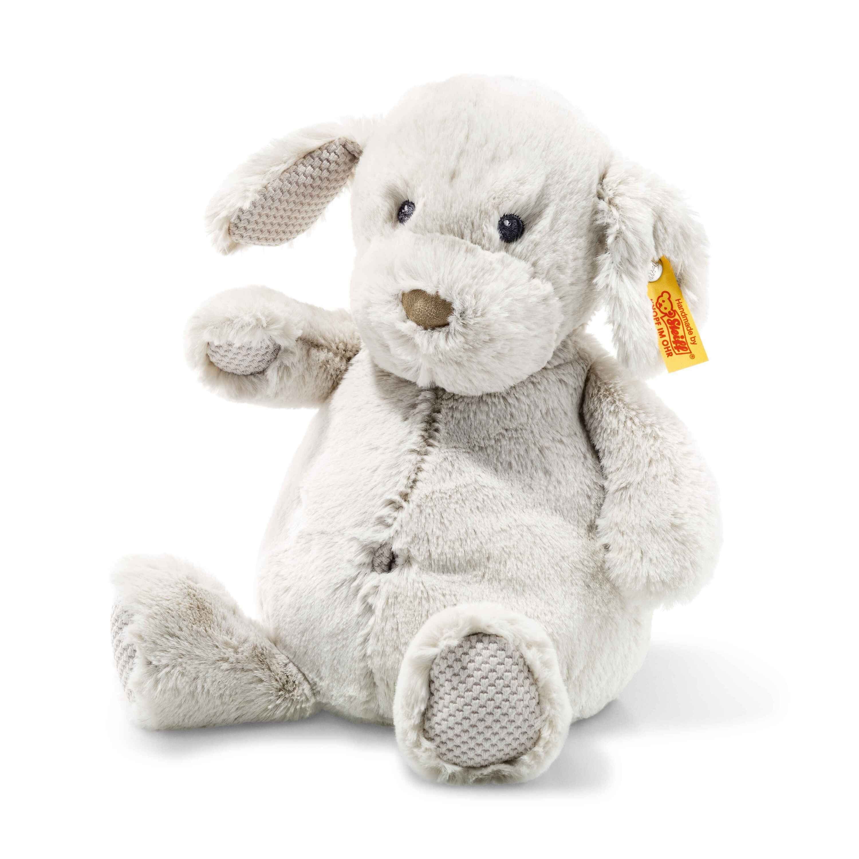 Steiff Snorry Wolf Sitzend 60 Cm – Kuschelweiches Plüschtier Aus Webpelz, Mit Knopf Im Ohr