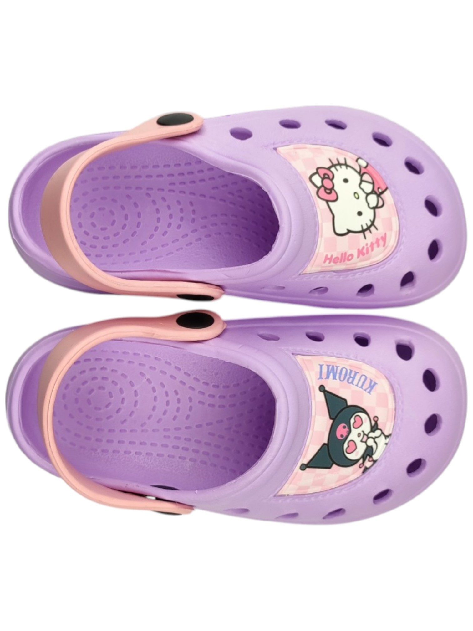 Cerdá Hello Kitty Clog (2-tlg) Mädchen Badelatschen mit Fersenriemen Größe 24 - 31 cm