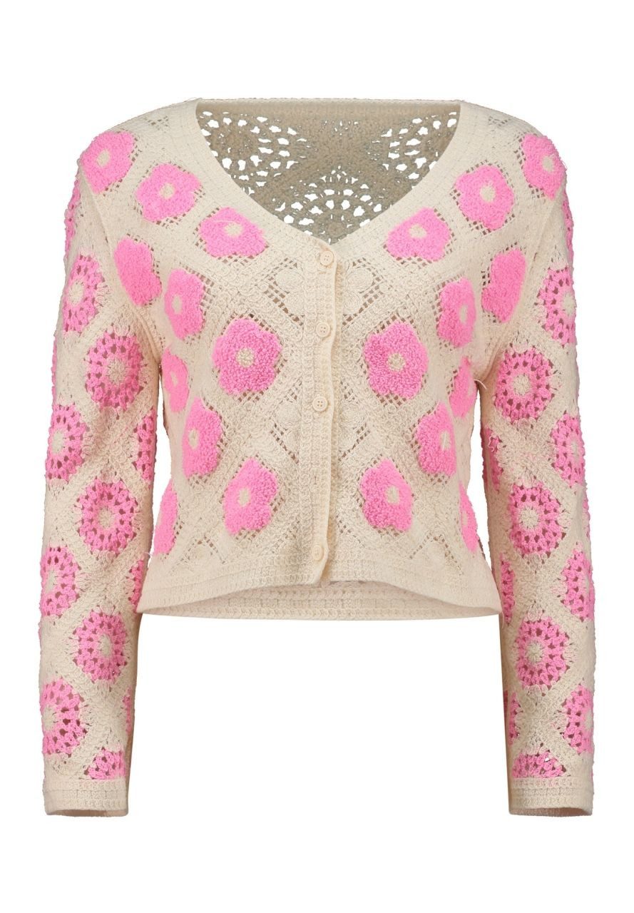 SPLASH OF COLOR Strickjacke