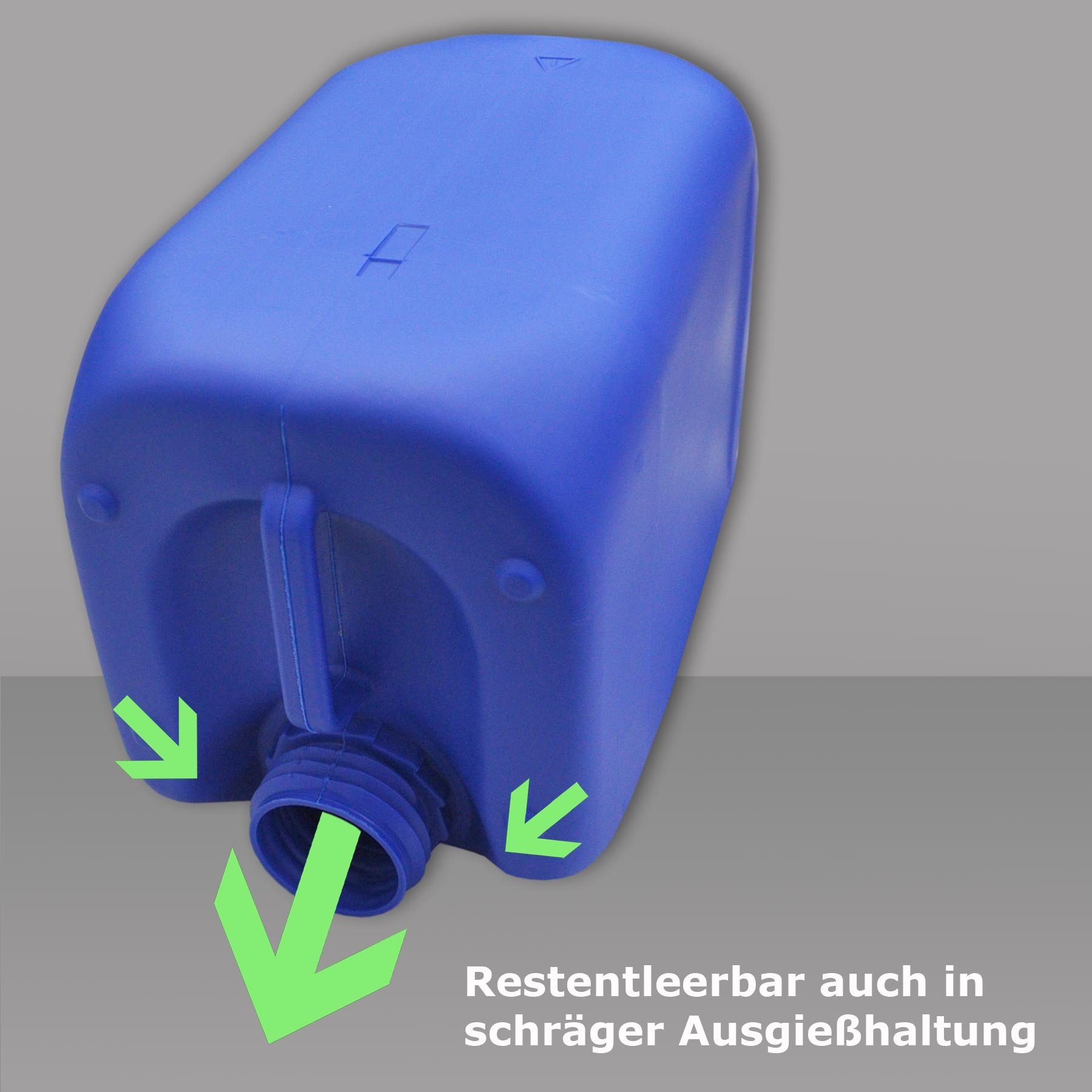 Plasteo Kanister 25 L Getränke- Wasserkanister mit 1 Hahn und 1 Schraubdeckel (DIN 61) (Sparset, Kanister und Auslaufhahn), Lebensmittelecht, für Gefahrgüter zugelassen (UN-Zulassung)