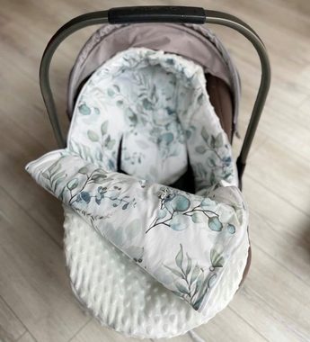 Einschlagdecke 3in1 Einschlagdecke für Autoschale Babyschale Ganzjahres Schlafsack, Baby Fancyroom, 0-12 Monate geeignet