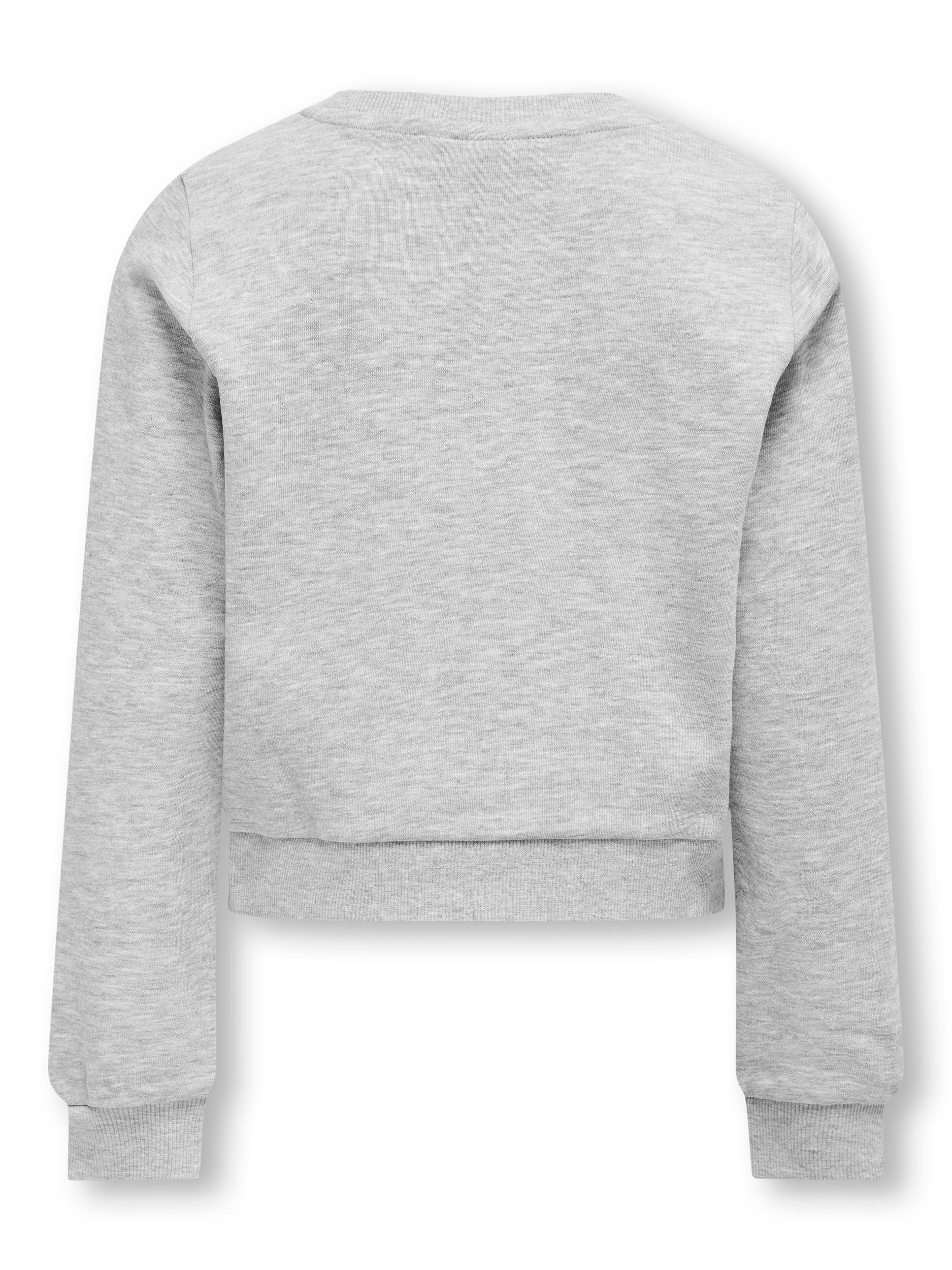 light grey ONLY Sweatshirt KOGCELESTE Sweatshirt melange KIDS