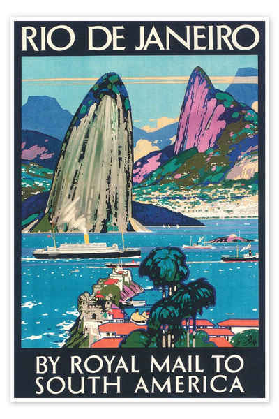 Posterlounge Poster Kenneth Shoesmith, Rio de Janeiro (englisch), Malerei