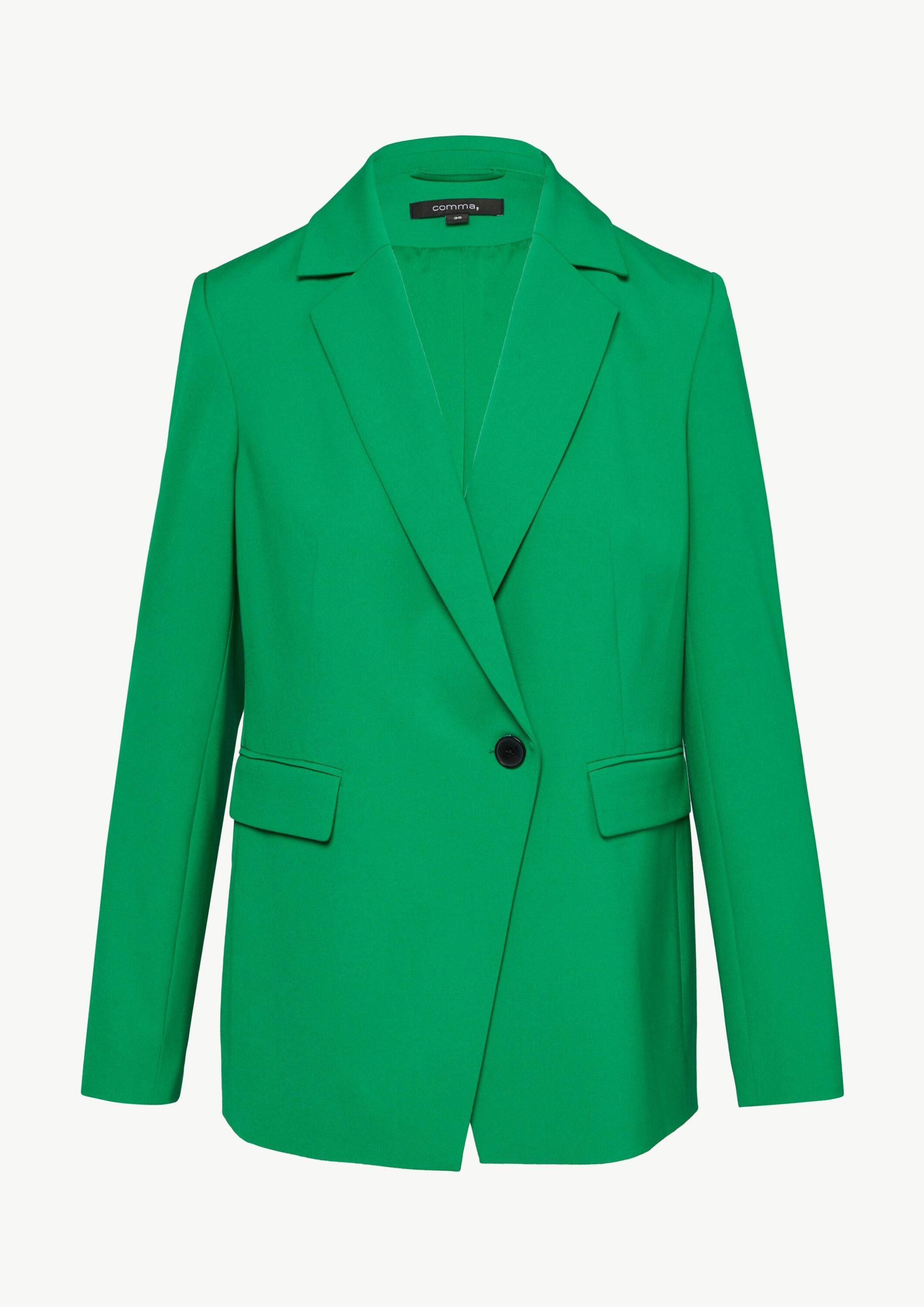 comma Jackenblazer Indoor-Blazer Hochwertiger Blazer mit asymmetrischem Verschluss