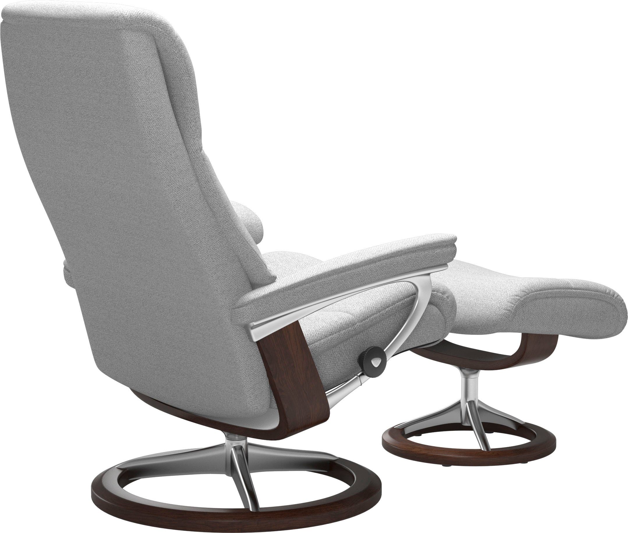 Relaxsessel Größe mit Signature Stressless® Braun M,Gestell View, Base,