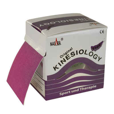 NASARA Kinesiologie-Tape 5m x 50 mm, lila