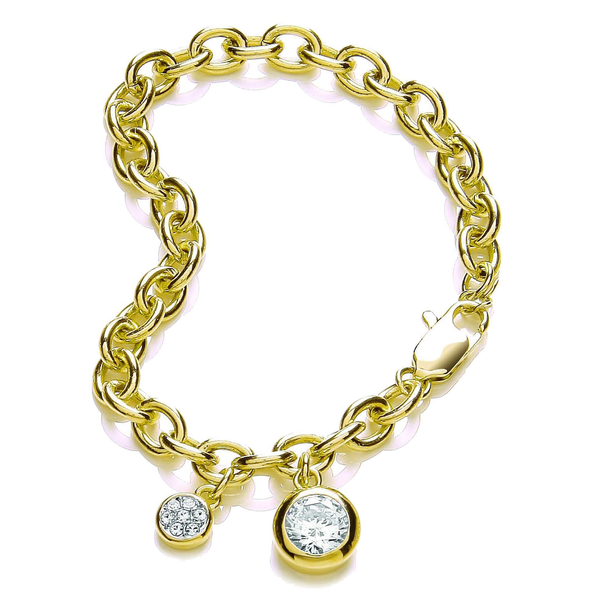 Buckley London Armband vergoldet mit Anhängern günstig online kaufen