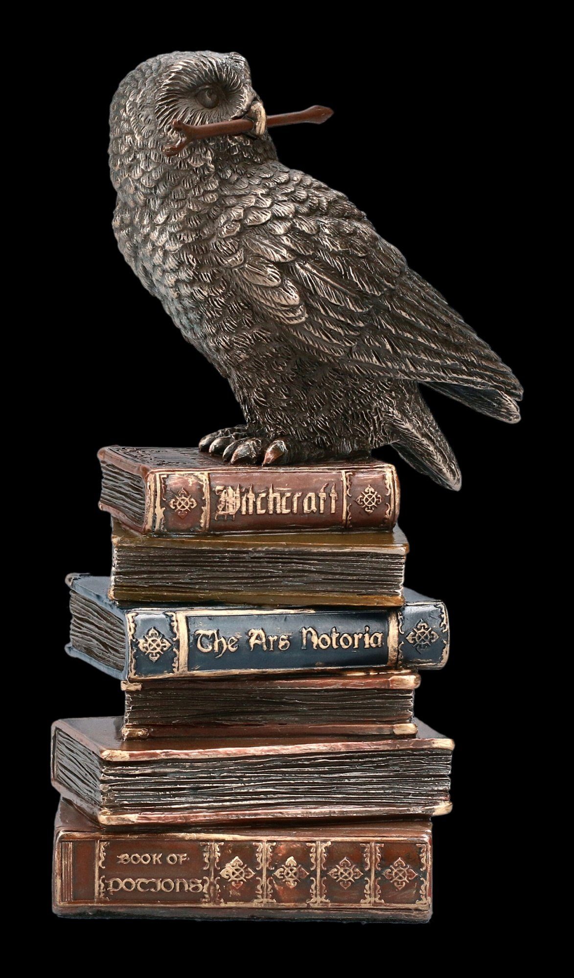 Figuren Shop GmbH Tierfigur Eulen Figur mit Zauberstab - Spellcraft - Veron günstig online kaufen