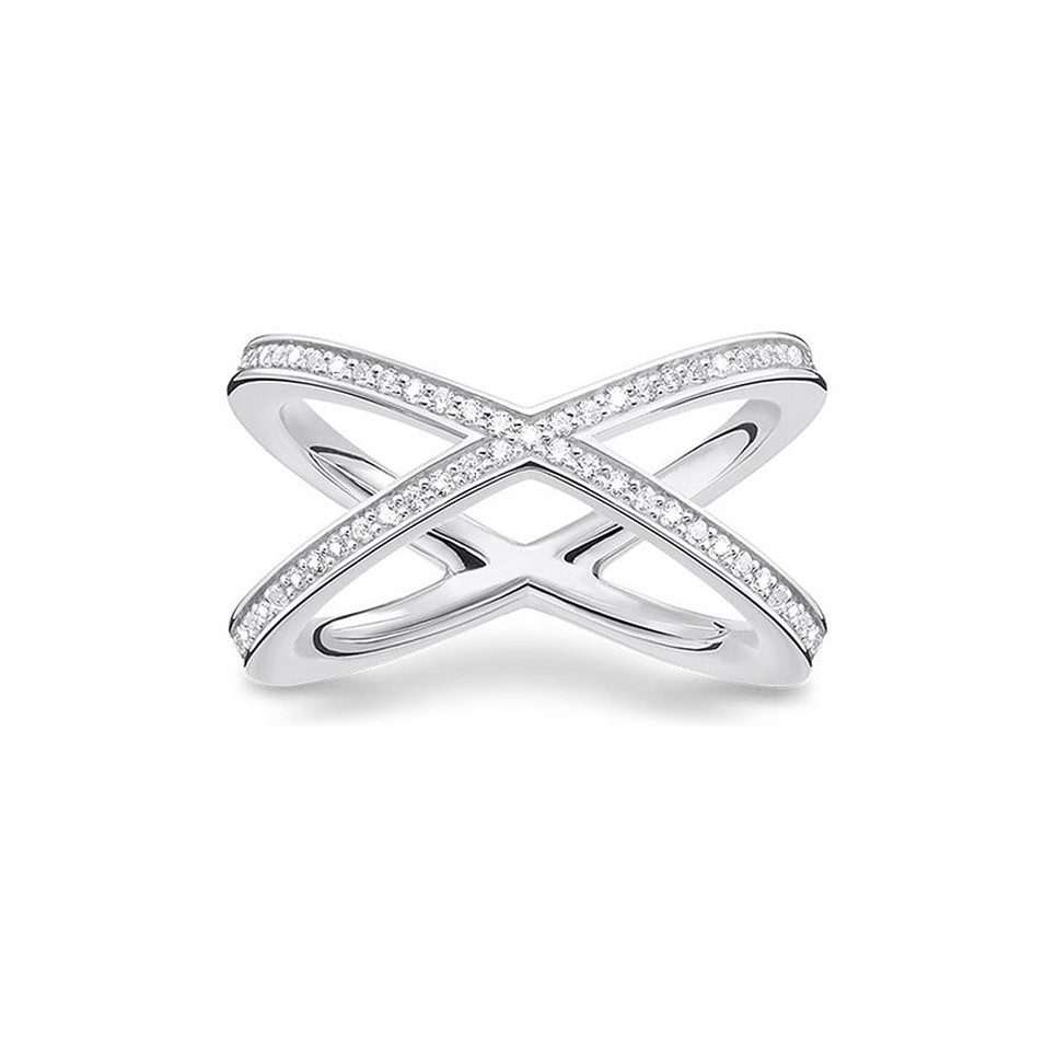 THOMAS SABO Fingerring TR2138-051-14-54 925 Silber Damen Ring Größe 54 17,2 günstig online kaufen