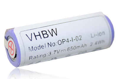 vhbw passend für Braun Oral-B Pro 4500 / Type 3756, Smart 6, Smart 6000, Akku 650 mAh