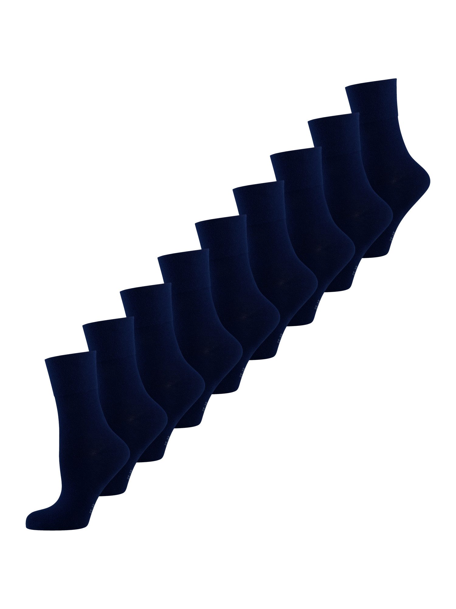 Nur Die Freizeitsocken Feine Baumwolle Komfort (9-Paar) socken strumpf strümpfe