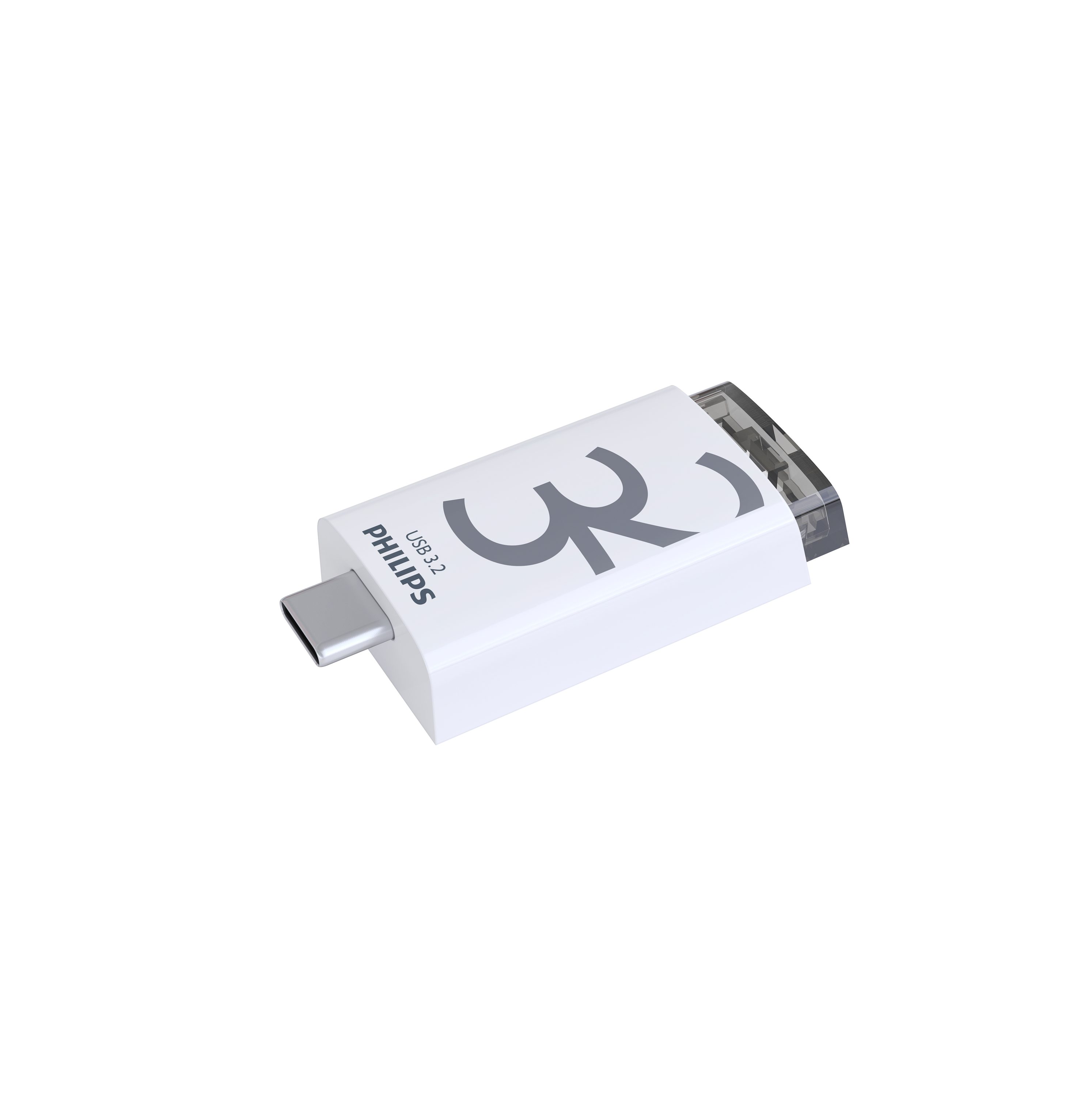 Philips FM32FD175B/00 USB-Stick (USB 3.2, Lesegeschwindigkeit 120,00 MB/s, Click Edition USB-C, 32 GB)