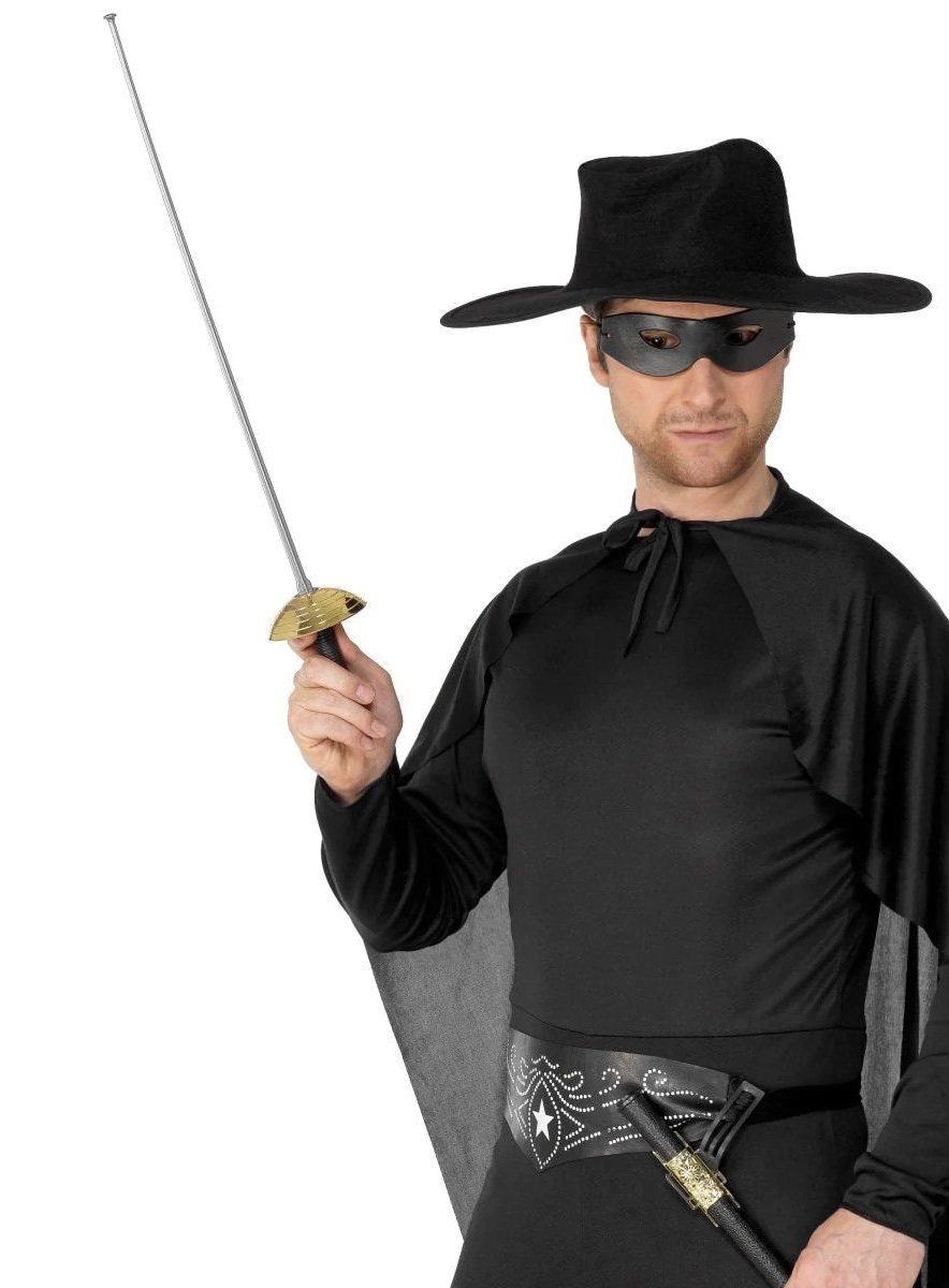 Kostüm Maske & Degen Accessoire-Set