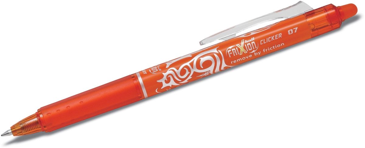 Pilot Pen Tintenfeinschreiber Tintenroller Frixion Ball Clicker 07mm orange