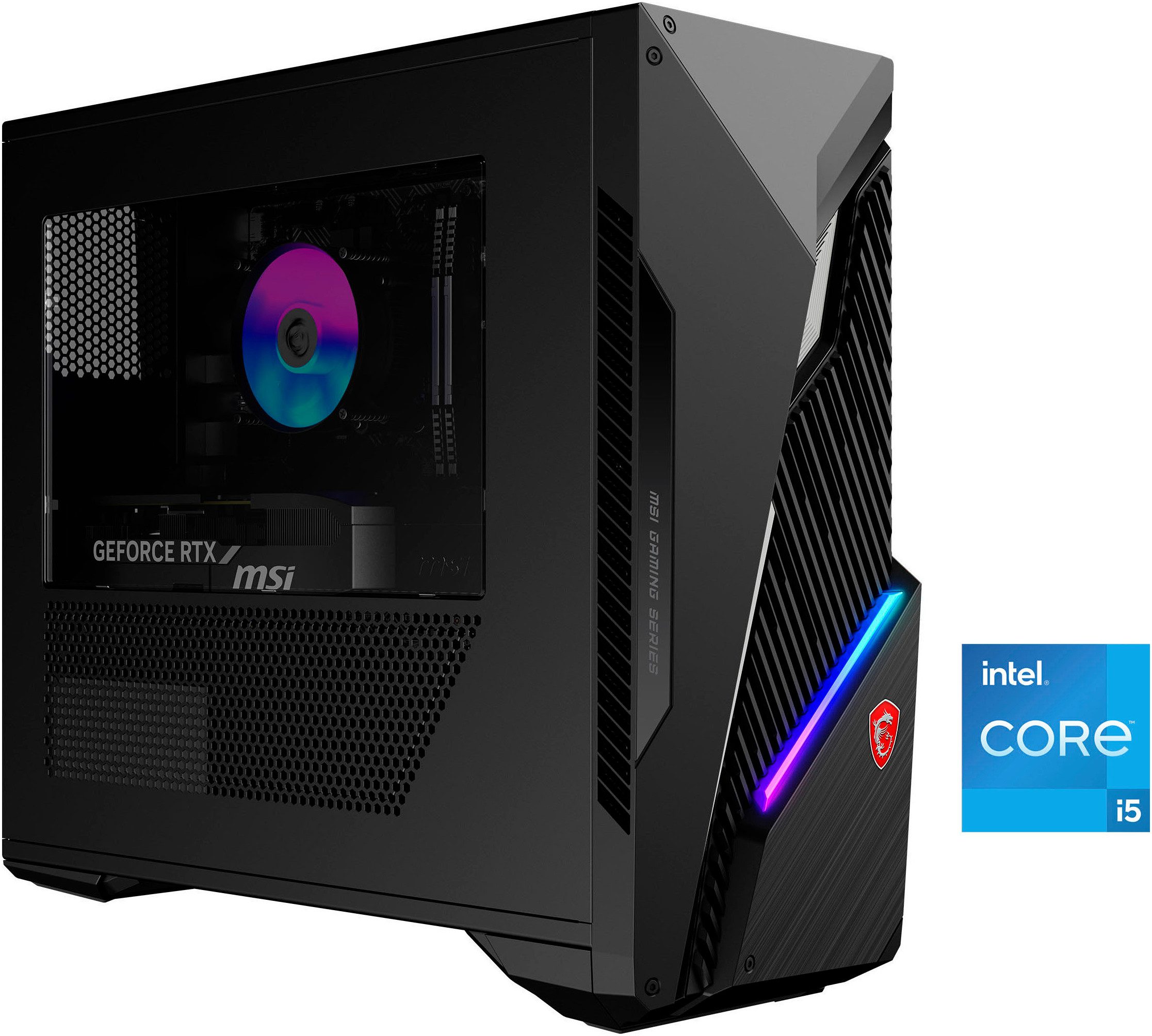 MSI MAG Infinite S3 14NVM55-3025DE RTX 5060 Ti 8GB Gaming-PC (Intel Core i5 14400F, GeForce RTX 5060 Ti 8GB, 16 GB RAM, 1000 GB SSD, Luftkuhlung)