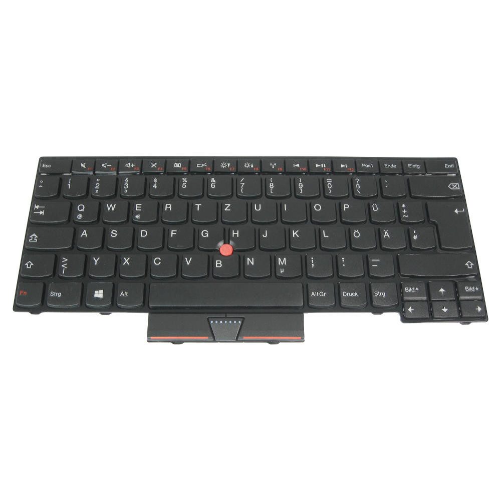 Trade-Shop Ersatz passend für Lenovo Thinkpad 04Y0239 V131920AK3-GR-PE85 04W2897 Tastatur (Tastenbelegung: Deutsch, QWERTZ / Farbe: Schwarz / mit Trackpoint)
