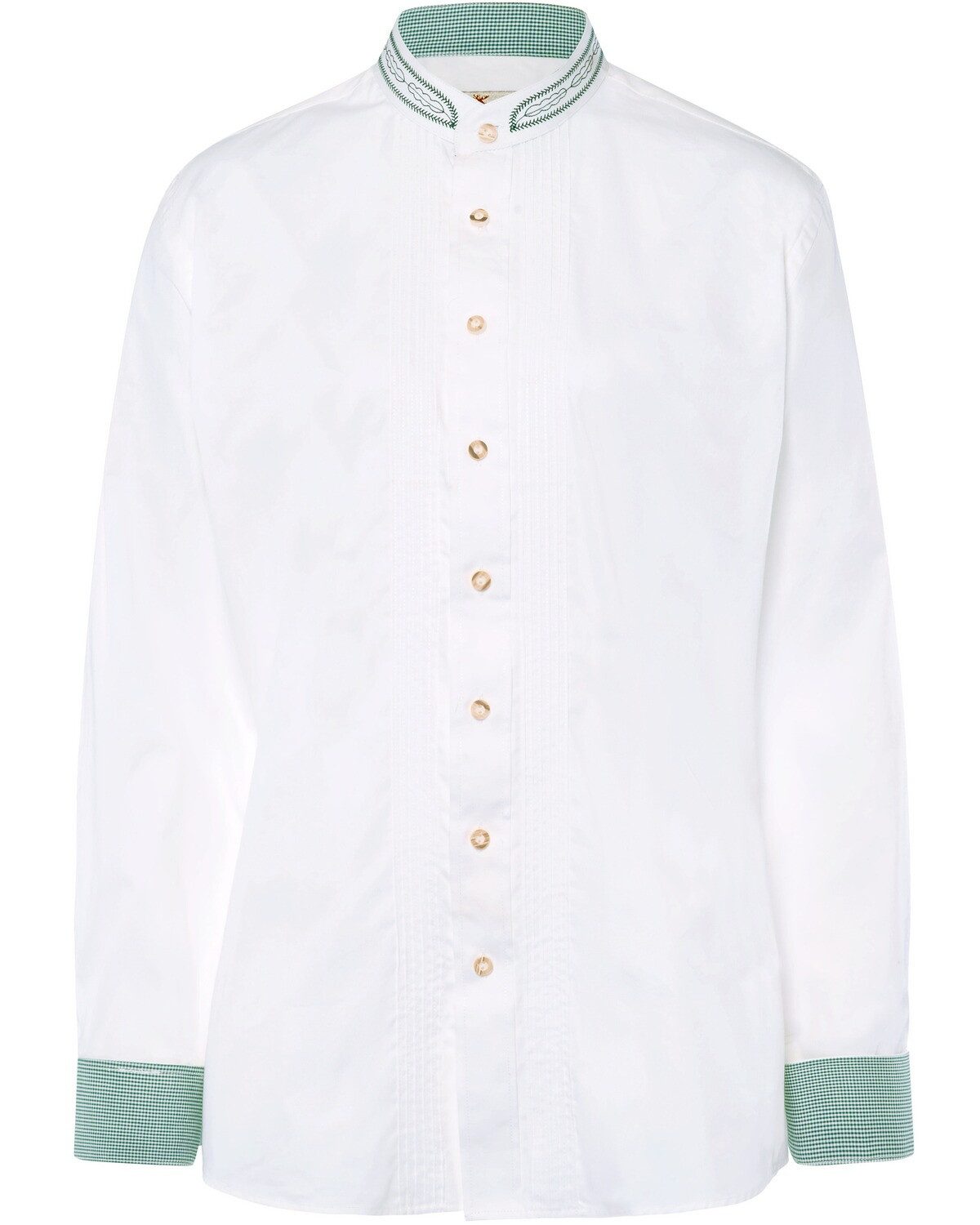 Almsach Trachtenhemd Slim Fit Hemd mit Stickerei